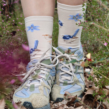 Fairy Wren Australian Socks