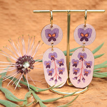 Load image into Gallery viewer, Native Wisteria Australian Wildflower Earrings
