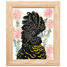 Load image into Gallery viewer, Black Cockatoo Print - 8 x 10&quot;